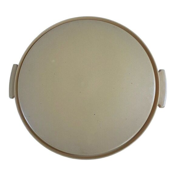 Vintage Tupperware Replacement  Cake Carrier Base Plate Harvest Gold Round 12" - Picture 1 of 5